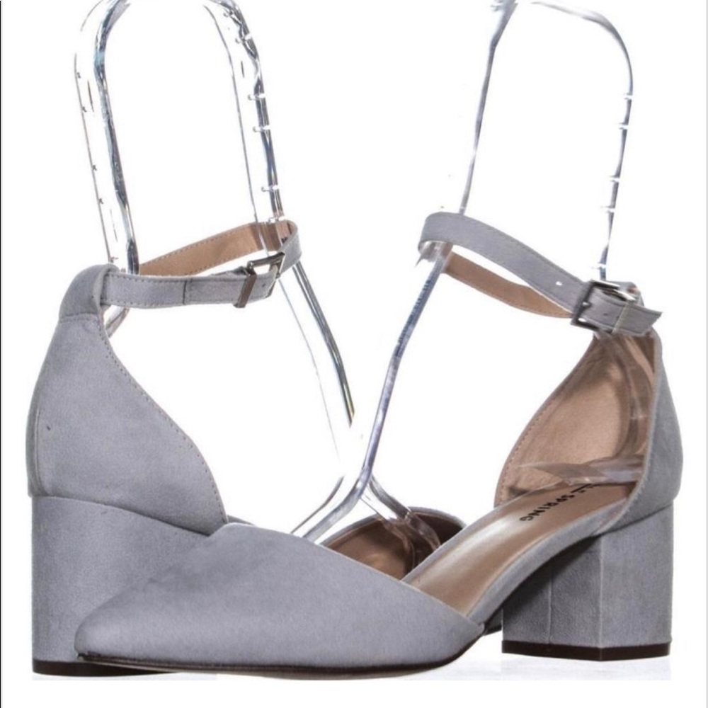 Call it Spring 💘 Baby blue block heels